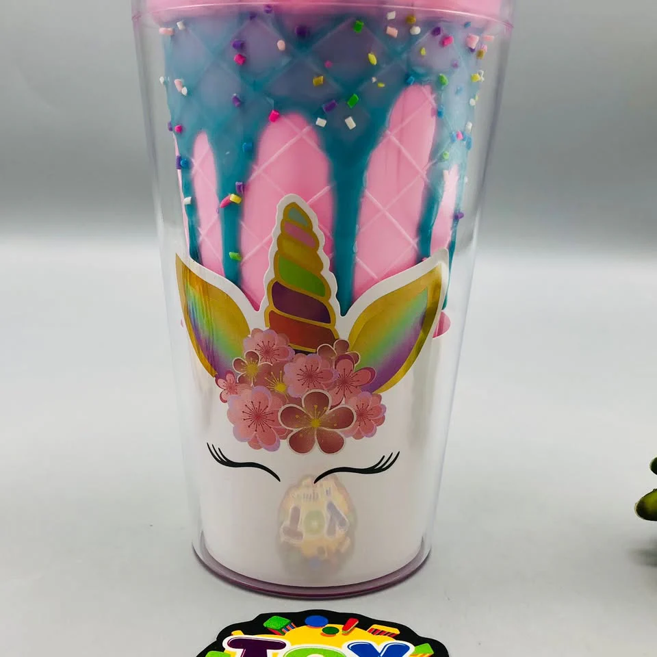 Double-Walled Snowflake Ice-cream Sipper Mug - Image 3