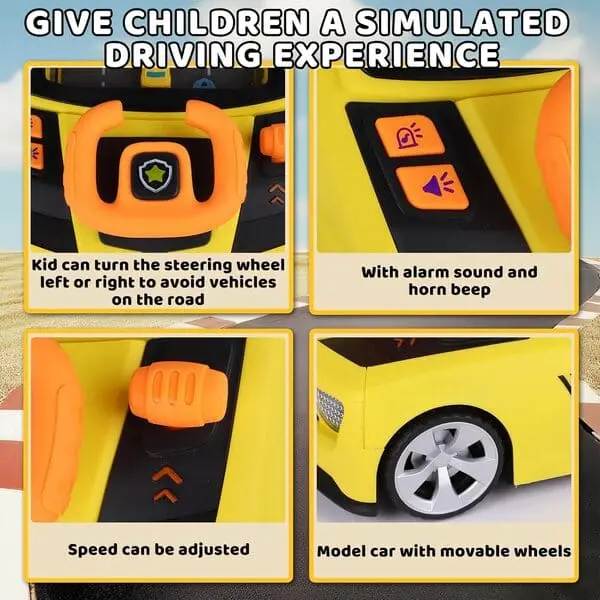 Duck Themed Car Racing Adventure Steering Wheel - Image 7