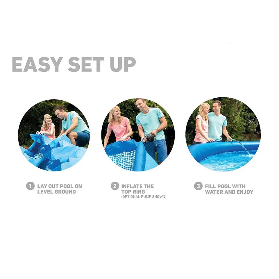 Intex Puncture Resistant Family Pool 8ft x 24in - Image 5