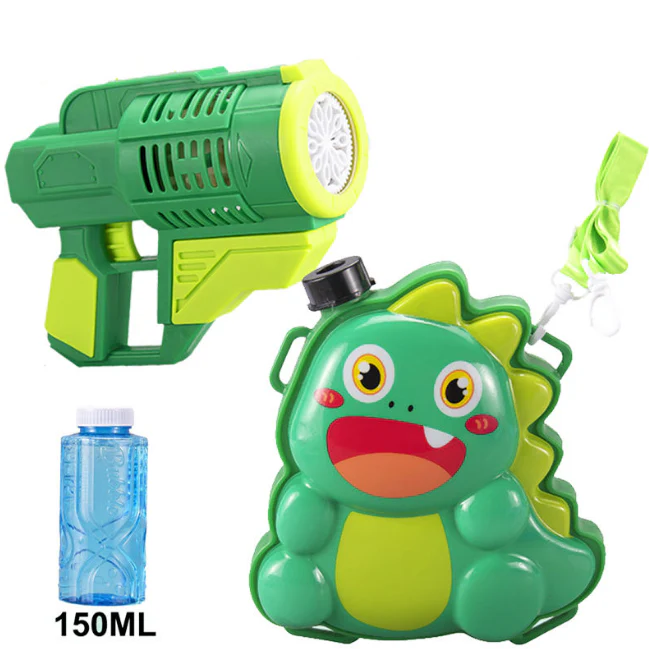 Electric Cute Dinosaur Backpack Colorful Bubble Gun - Image 2