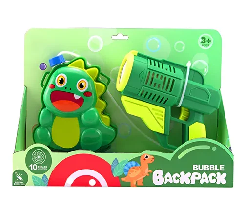 Electric Cute Dinosaur Backpack Colorful Bubble Gun - Image 5