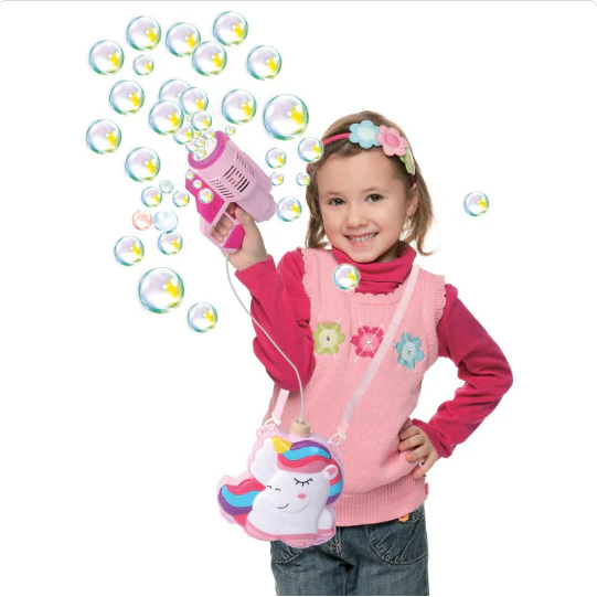 Electric Cute Unicorn Backpack Colorful Bubble Gun - Image 2