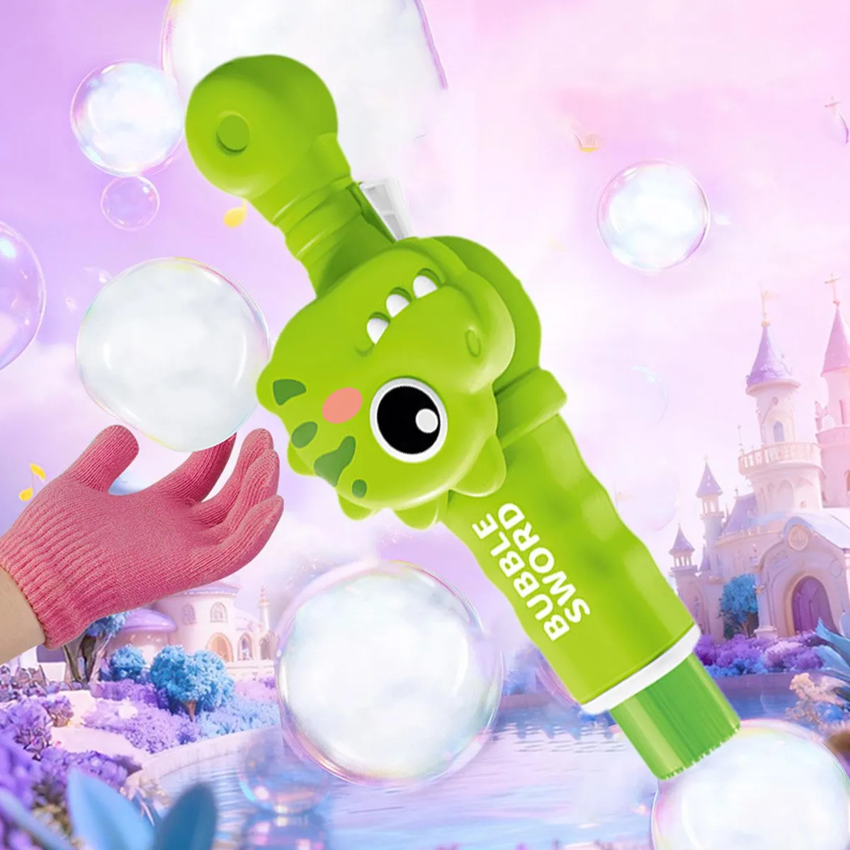 Electric Dinosaur Colorful Smoke Bubble Stick