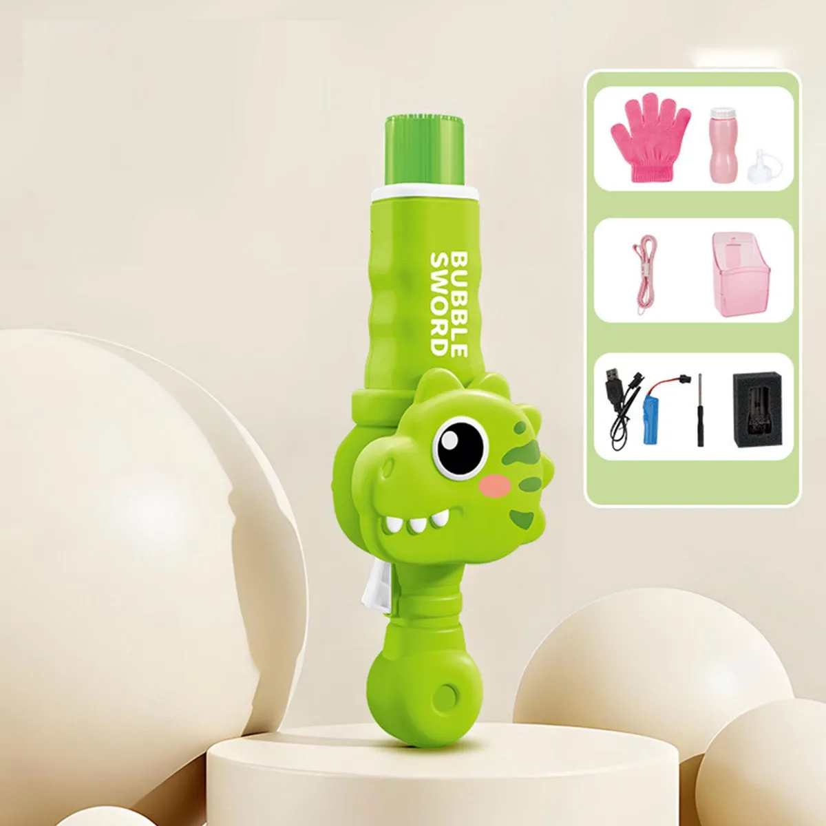 Electric Dinosaur Colorful Smoke Bubble Stick - Image 4