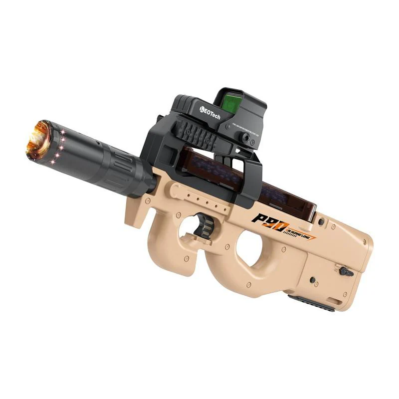 Electric P90 Submachine PUBG Gel Blaster Shooting Gun - Image 2