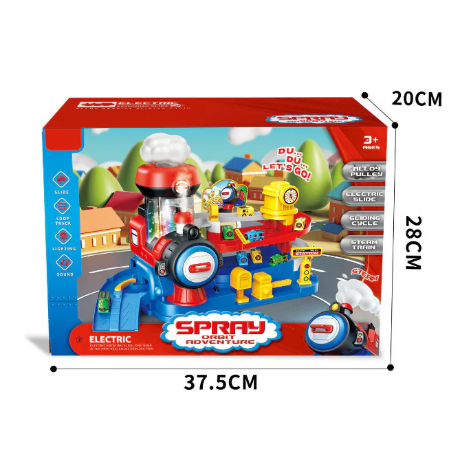 Electric Spray Train Adventure Track Set - Image 10