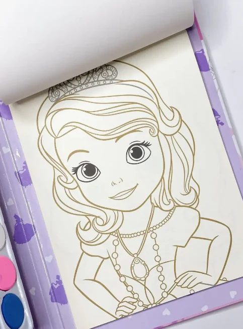 Girls Book Shape Art Color Set - Assortment - Image 4
