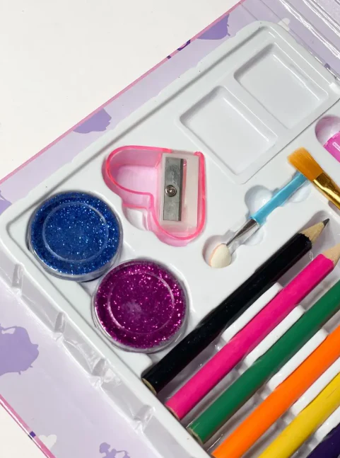 Girls Book Shape Art Color Set - Assortment - Image 6