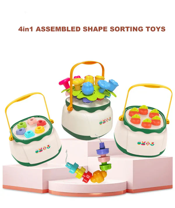 Huanger Montessori Flower Nails Bucket - Image 12