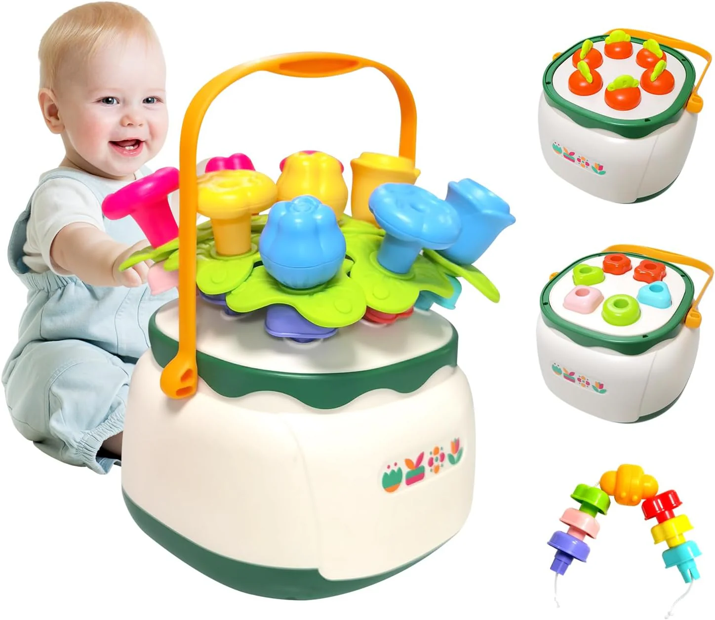 Huanger Montessori Flower Nails Bucket - Image 15