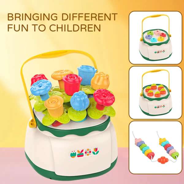 Huanger Montessori Flower Nails Bucket - Image 3