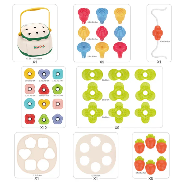 Huanger Montessori Flower Nails Bucket - Image 6