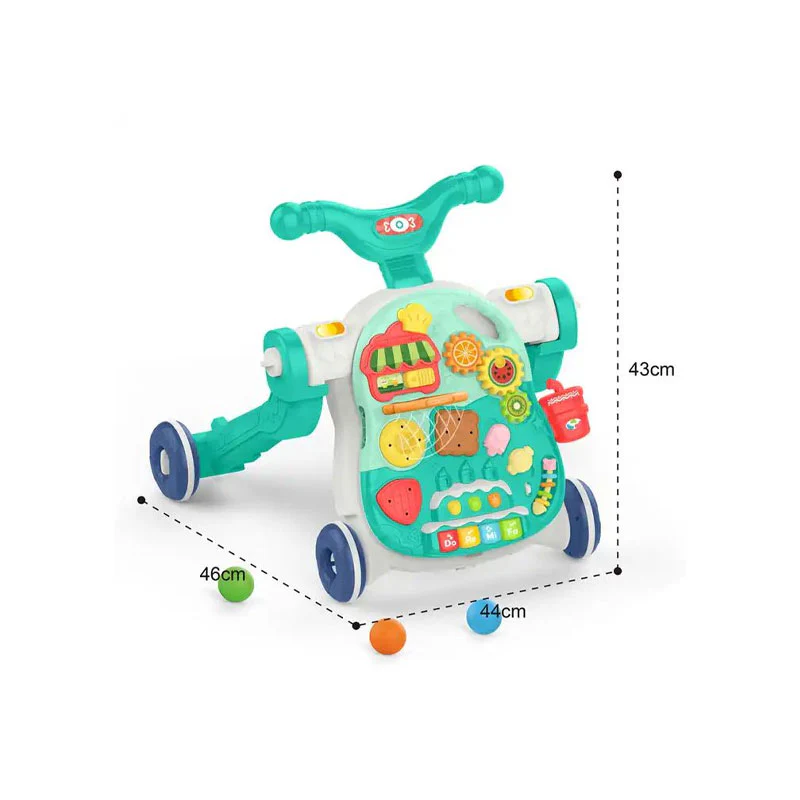 Huanger Multi-functional Baby Musical Walker & Activity Table - Image 12