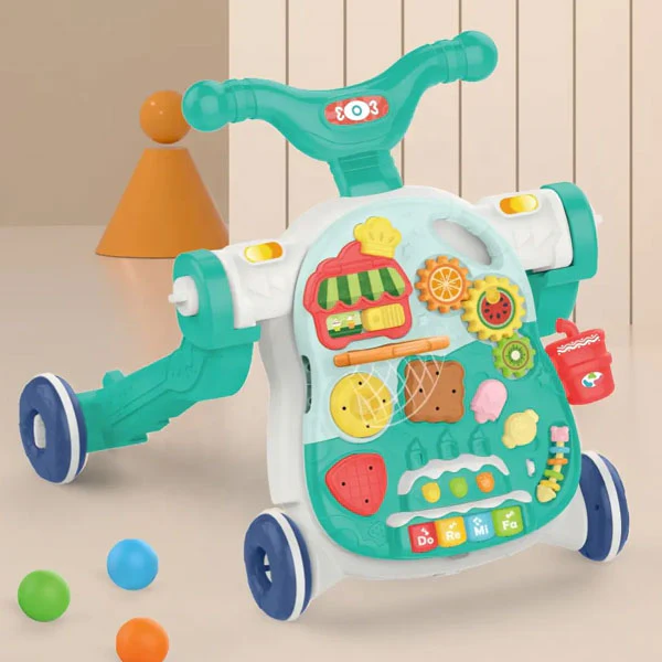 Huanger Multi-functional Baby Musical Walker & Activity Table - Image 3