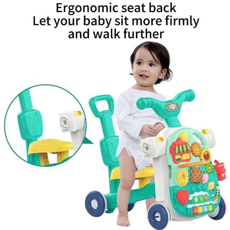 Huanger Multi-functional Baby Musical Walker & Activity Table - Image 4