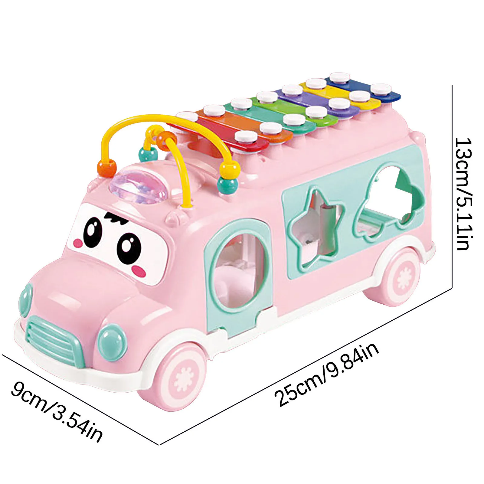 Huanger Multi-functional Xylophone Music Bus - Image 12