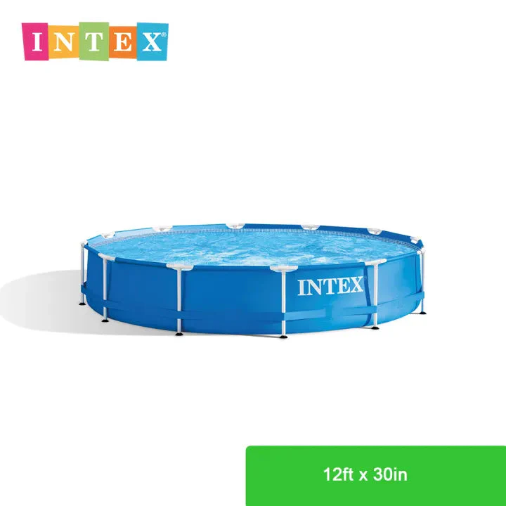 INTEX 12ftx30in Metal Frame Swimming Pool - Image 2