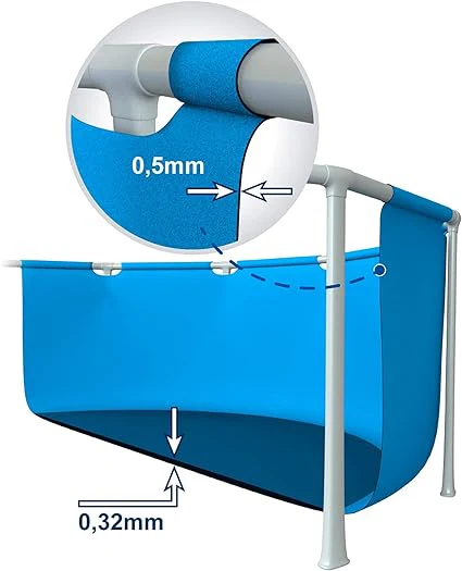 INTEX 12ftx30in Metal Frame Swimming Pool - Image 3