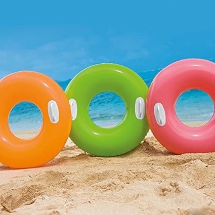 INTEX 30in Hi-Gloss Tube Swim Water Ring - Image 3