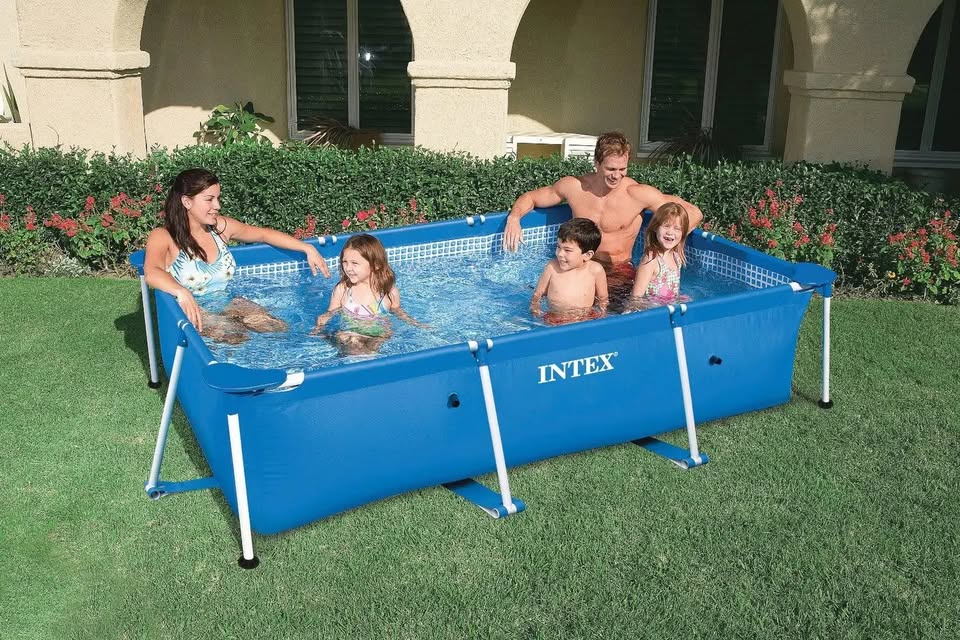 INTEX 8FT Rectangular Family Pool - Image 3