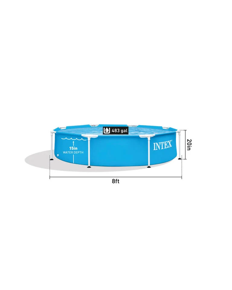 INTEX 8ftx20in Metal Frame Family Pool - Image 3