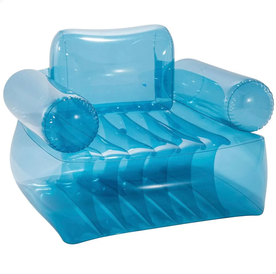 INTEX Blue Armchair Transparent Sofa 43"X42"X31" - Image 4