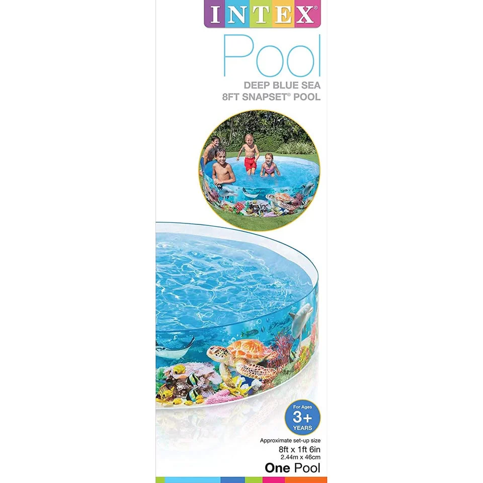 Intex Coral Reef Snapset Pool (8' x 1'6") - Image 4