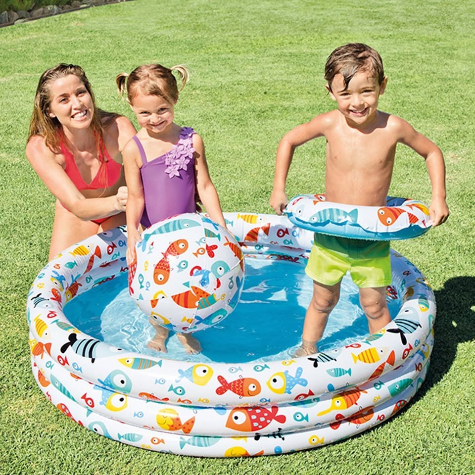 INTEX Fishbowl Pool (52" x 11") With Ball And Tube - Image 2