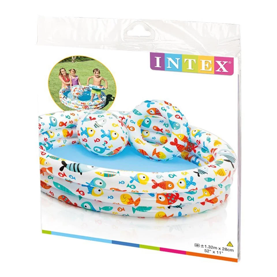 INTEX Fishbowl Pool (52" x 11") With Ball And Tube - Image 5