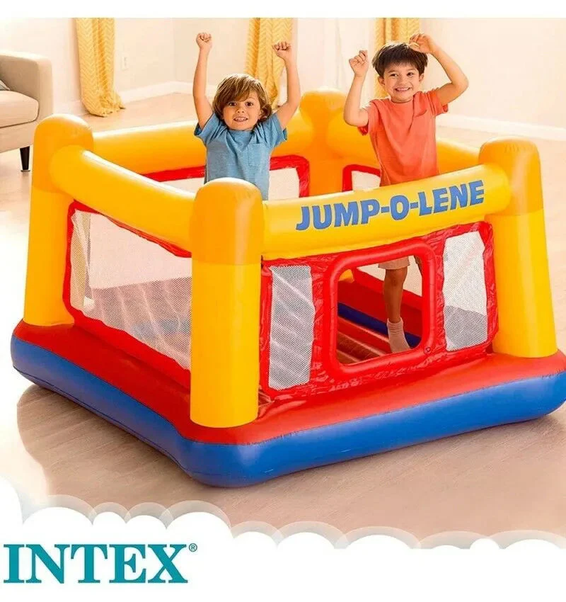 INTEX Jump O Lene ™ Trampoline Playhouse ( 68.5″ X 68.5″ X 44″ ) - Image 2