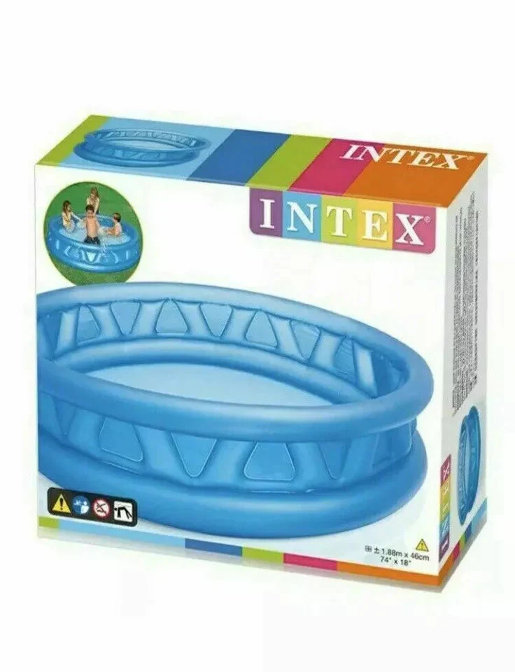 INTEX Kids Soft Side Swimming Pool 74"x18" - Image 5