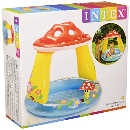 INTEX Mashroom Baby Swimming Pool (40" x 35") - Image 3