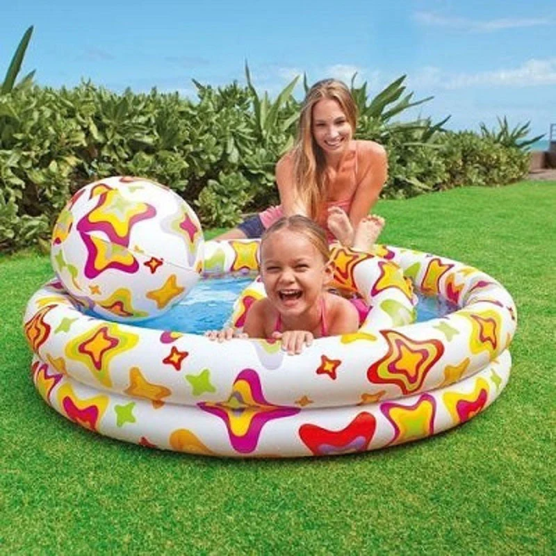 INTEX Play Box Baby Pool (48" x 10") With Ball And Tube - Image 5