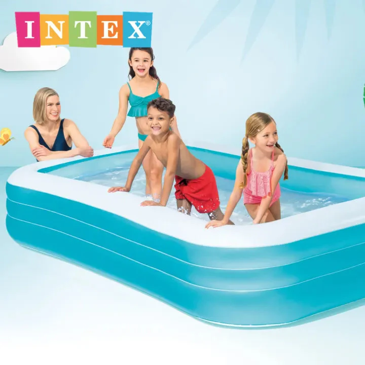 INTEX Rectangular Family Swimming Pool 120"x72"x22" - Image 2