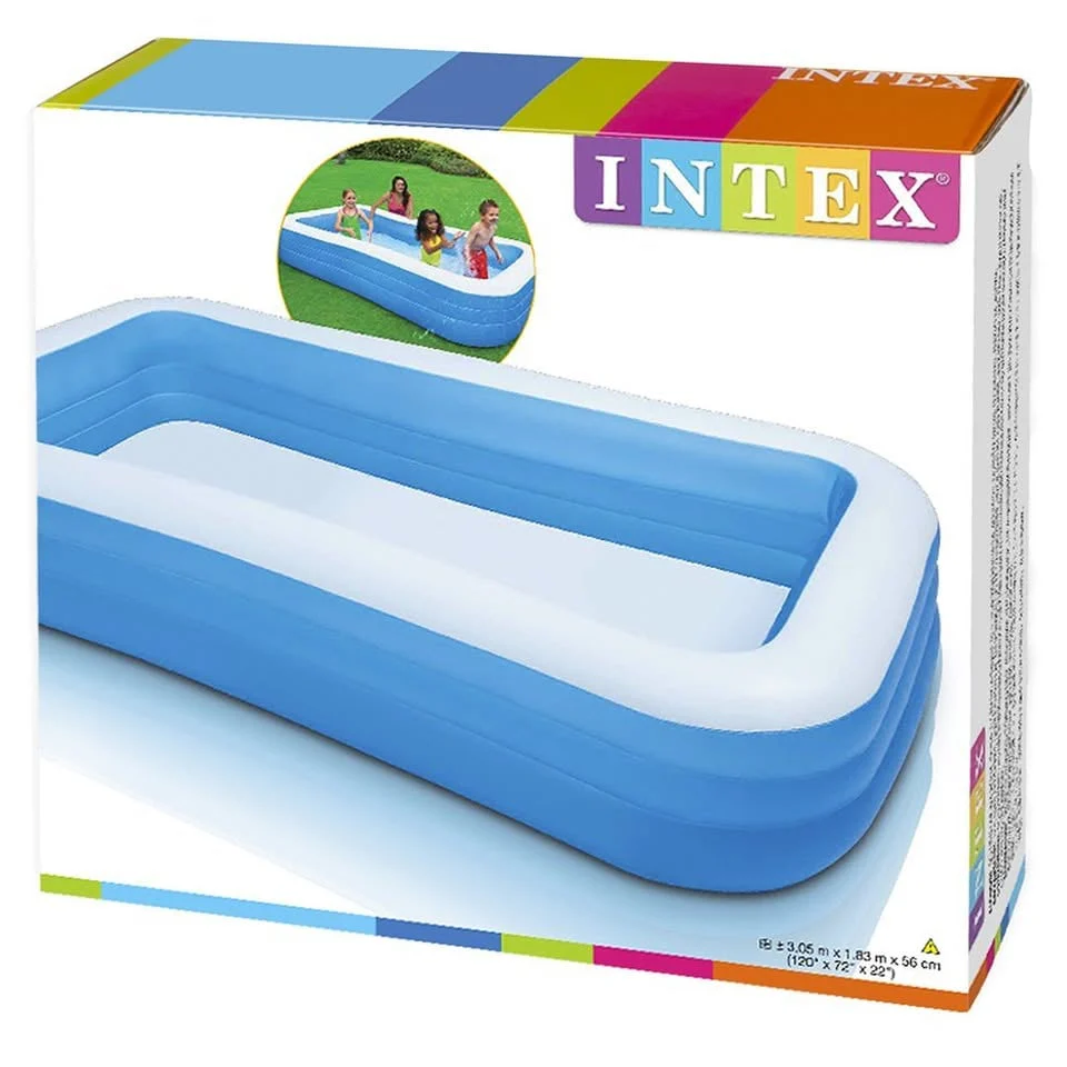 INTEX Rectangular Family Swimming Pool 120"x72"x22" - Image 5