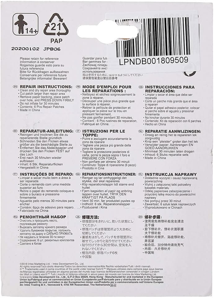Intex Repair Patches - 6 in 1 - Image 3