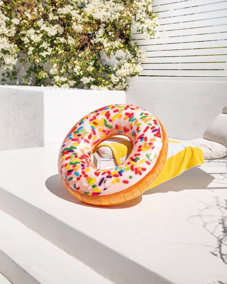 INTEX Sprinkle Donut Inflatable Pool Swim Tube 39" x 10" - Image 3