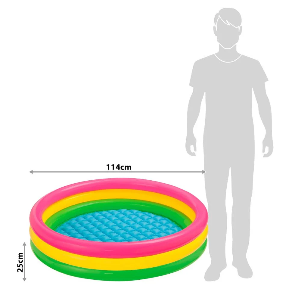 Intex Sunset Glow Baby Pool (114 X 25cm) - Image 3