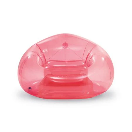 INTEX Transparent Pink Beanless Bag Chair 127x137x74cm - Image 2