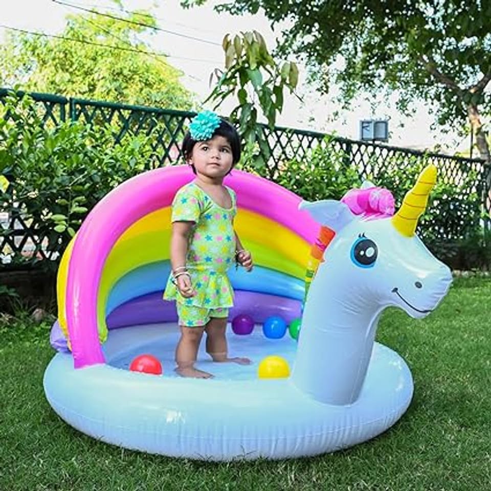 INTEX Unicorn Baby Swimming Pool 27.2" x 40.2" x 50.0" - Image 3