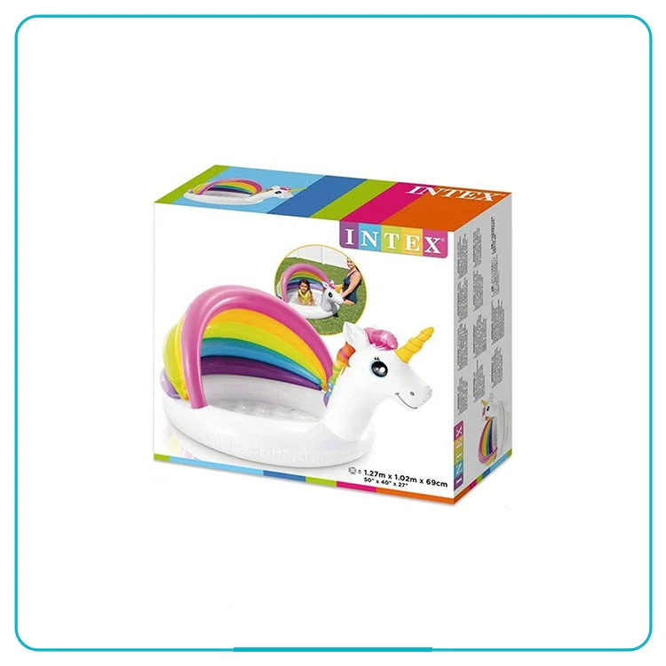 INTEX Unicorn Baby Swimming Pool 27.2" x 40.2" x 50.0" - Image 4