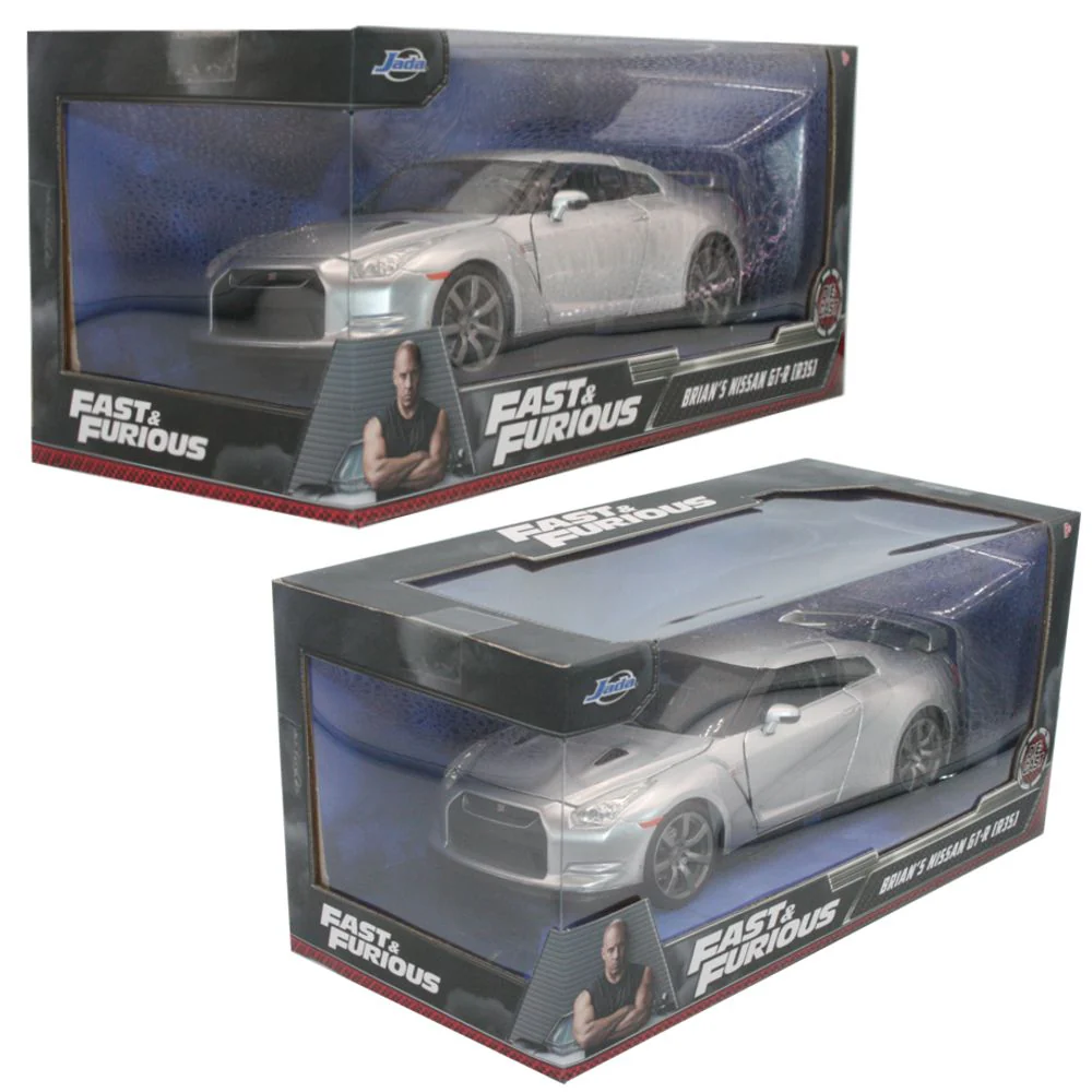 Jada 1:24 Diecast Fast & Furious Brian's Nissan GTR R35 - Image 7