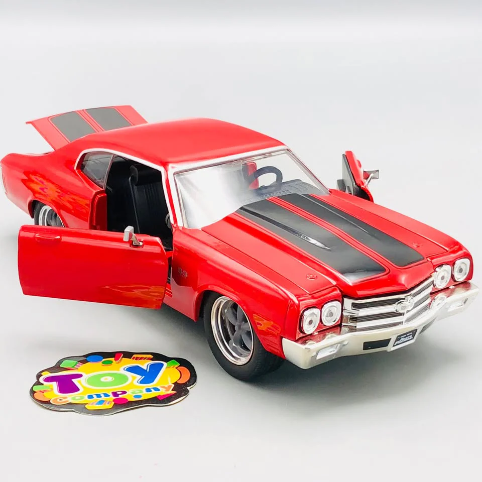 Jada 1:24 Diecast Fast & Furious Dom's Chevrolet Chevelle SS Model - Image 4