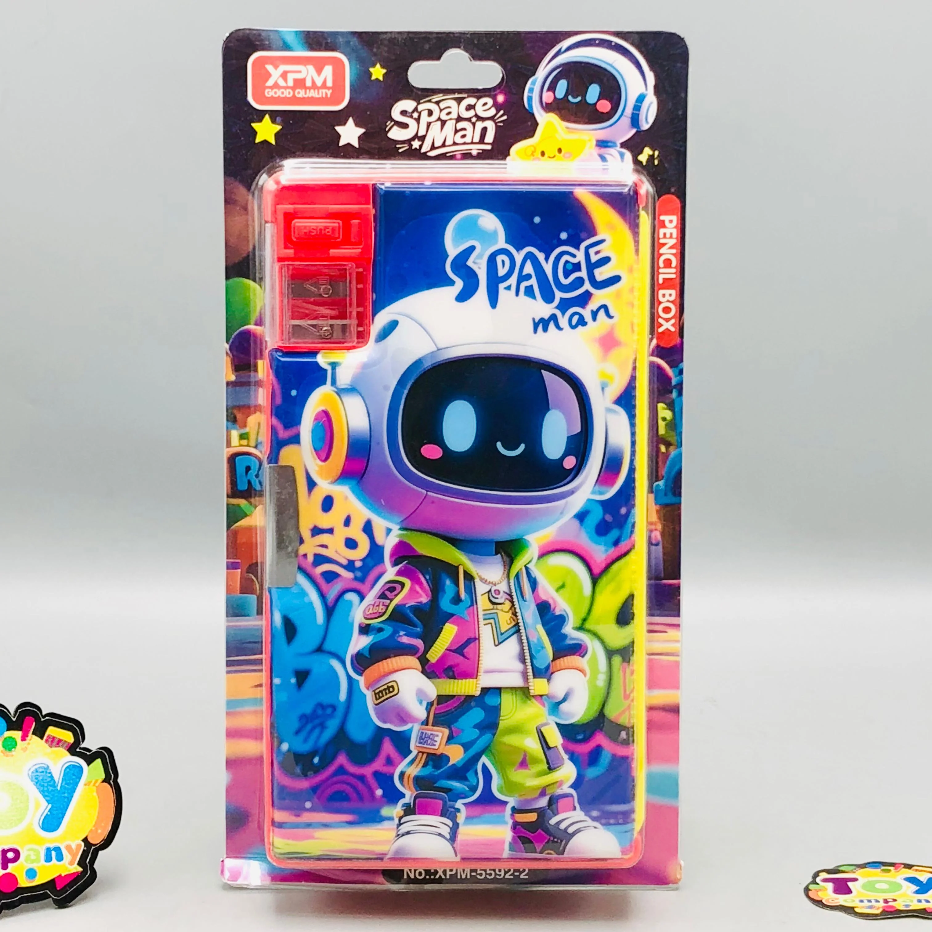 Jumbo Spaceman Double-Sided Geometry Box With Dual Sharpener - Image 2