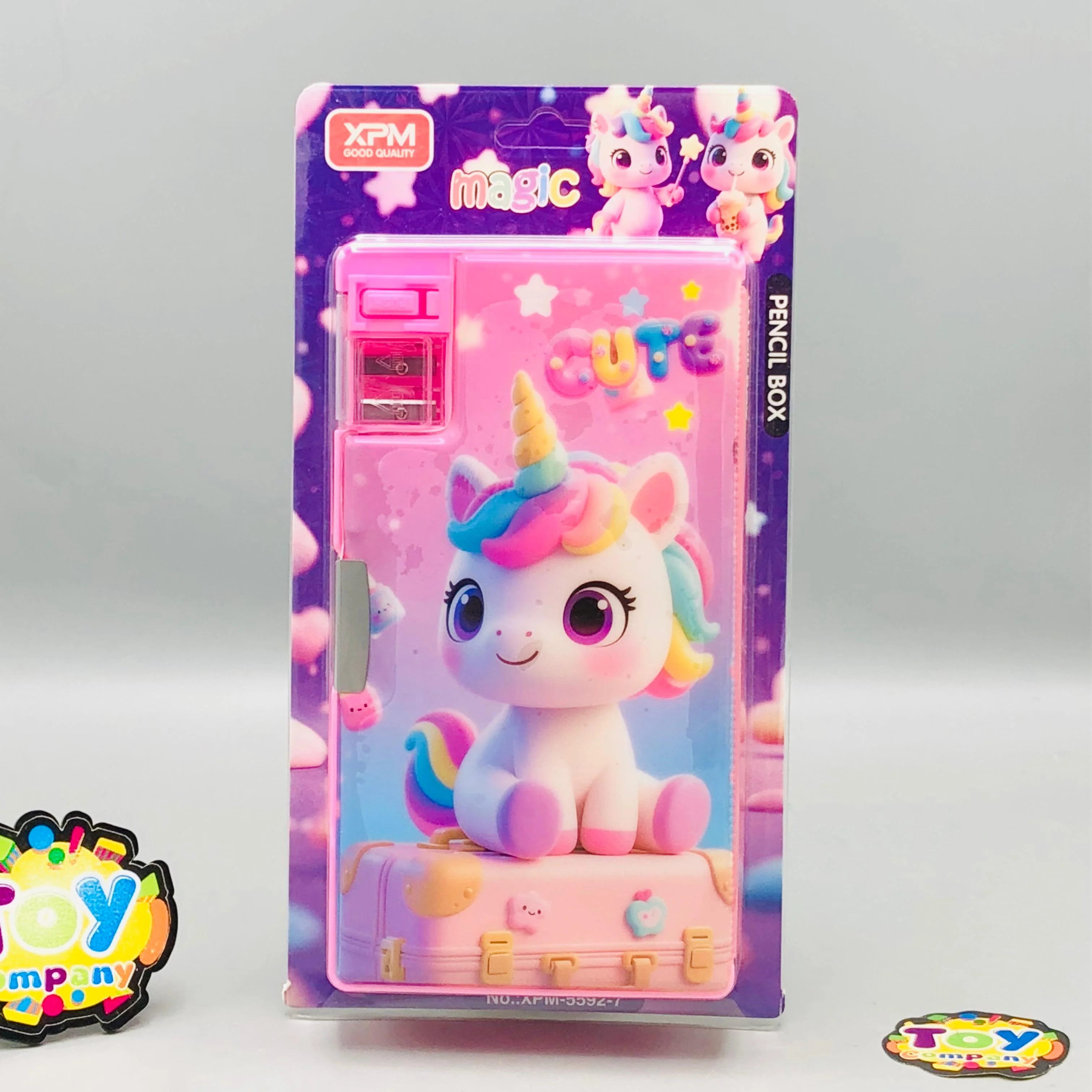 Jumbo Unicorn Double-Sided Geometry Box With Dual Sharpener - Image 2
