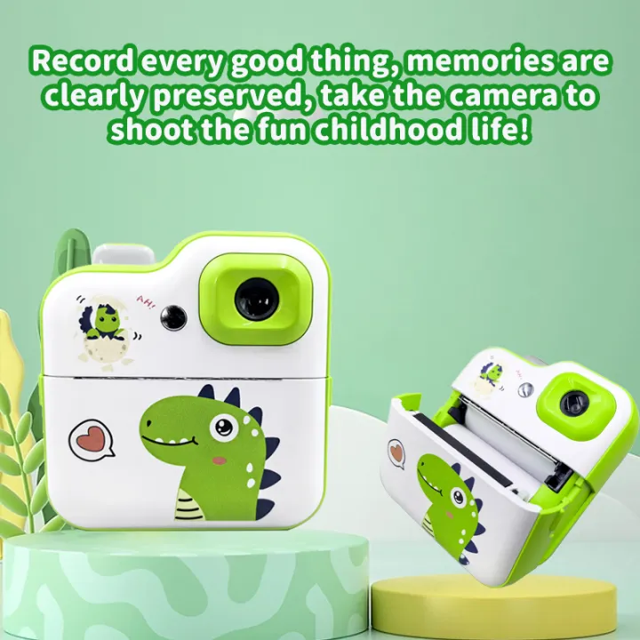 Kids Dinosaur Instant Digital Print Camera With Lights - Image 4