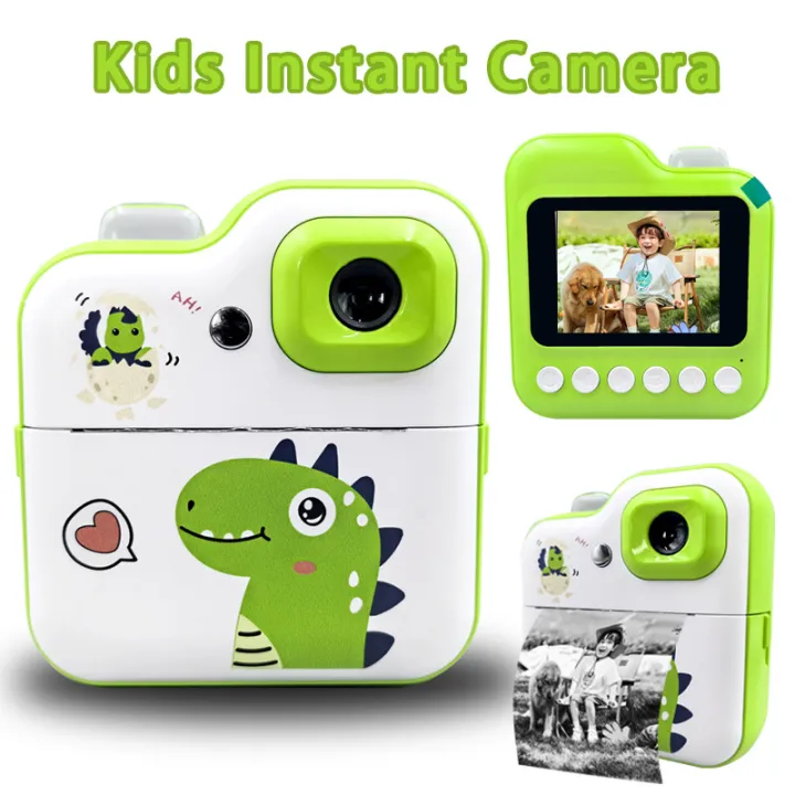 Kids Dinosaur Instant Digital Print Camera With Lights - Image 6