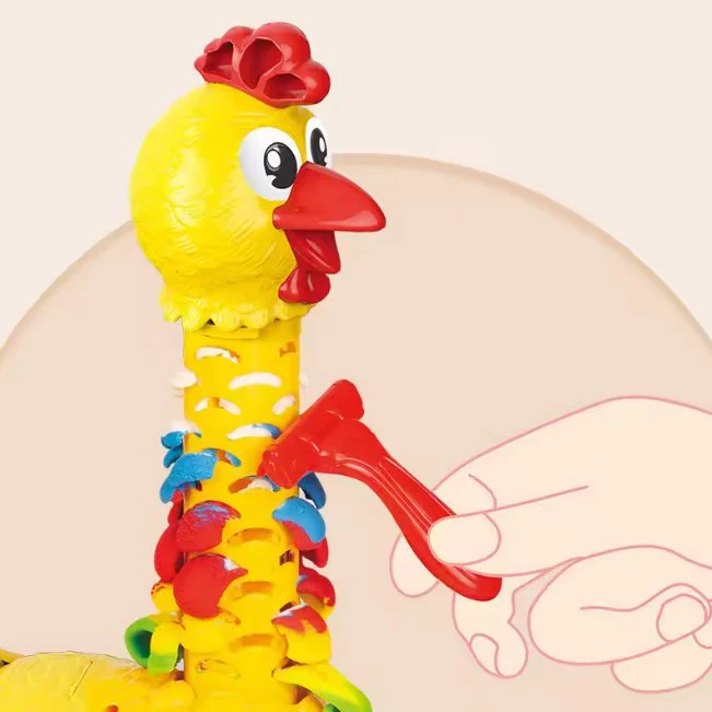 Kids Fun Feather Chicken Play Dough Set - Image 6