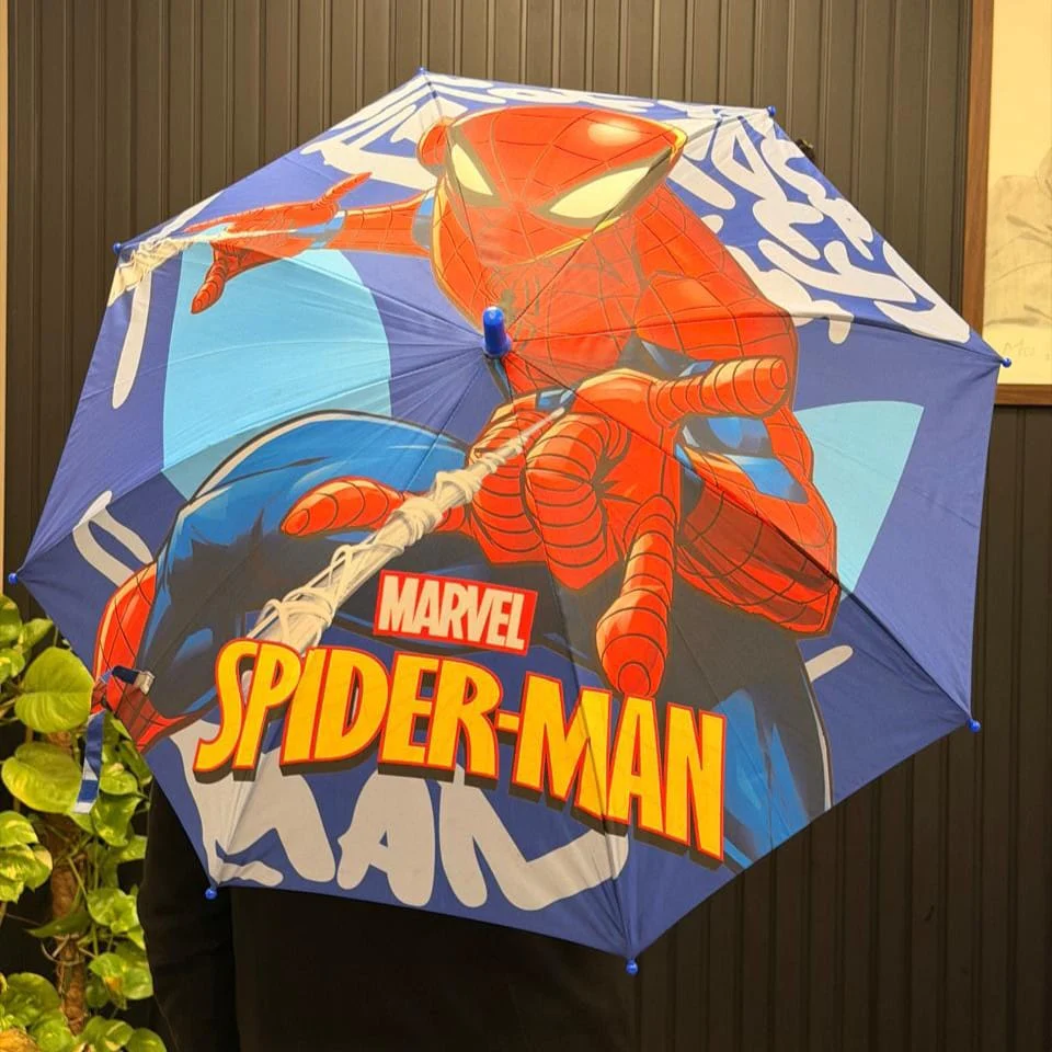 Kids Marvel Spider-Man Themed Umbrella - Image 3