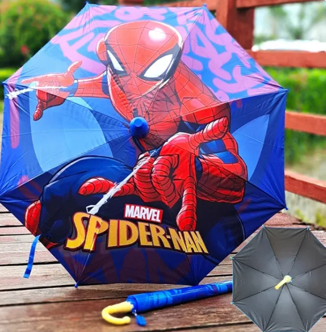 Kids Marvel Spider-Man Themed Umbrella - Image 4